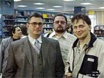 В.Злотников, Х.Иванов, Кубикус в Московском Доме книги на неделе русской фантастики